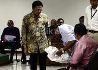 Selain Fathanah, Luthfi Hasan dan Suswono juga dihadirkan sebagai saksi. Lamhot Aritonang/detikFoto.