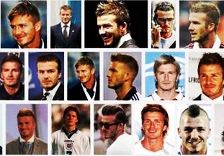 David Beckham, Perpaduan Kaki dan Gaya Rambut
