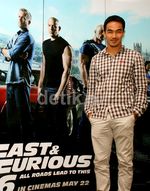 Joe Taslim di Press Screening Fast & Furious 6