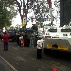 Alat Perang TNI Mejeng Tiga Hari di Gasibu Bandung