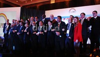 Para delegasi CAPDI dari negara-negara Asia, Eropa dan Amerika berfoto bersama usai pembukaan konferensi CAPDI