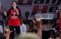 Puan maharani juga menjadi jurkam. (GP Center)