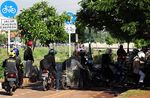 Hindari Macet, Pemotor Terobos Jalur Sepeda