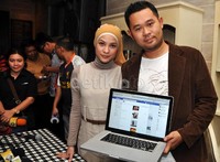 Rachel Maryam menggelar konferensi pers terkait facebooknya di-hack oleh orang yang tidak bertanggungjawab. (dok. detikHOT)