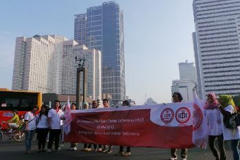 IDI Eksis di CFD, Berbagi Kasih Lewat Pesan-pesan Kesehatan