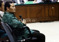 Sekretaris Menteri Pertanian, Baran juga dihadirkan sebagai saksi. Lamhot Aritonang/detikFoto.