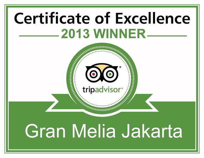 Gran Melia Jakarta, Hotel Terbaik Versi TripAdvisor