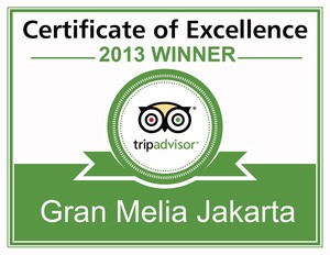 Gran Melia Jakarta, Hotel Terbaik Versi TripAdvisor