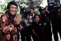 Kak Seto tiba di kantor KPK sekitar pukul 10.30 WIB. Lamhot Aritonang/detikFoto.