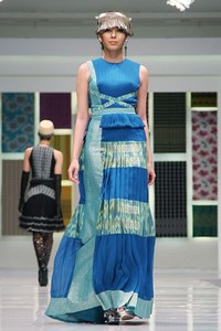 Jakarta, Indonesia - 15 Mei 2013. Didi Budiardjo Claire de Lune. Cita Tenun Indonesia. Jakarta Fashion & Food Festival 2013 at Grand Ballroom Harris Hotel. Kelapa Gading. Jakarta. [Foto: Mohammad Abduh/Wolipop]