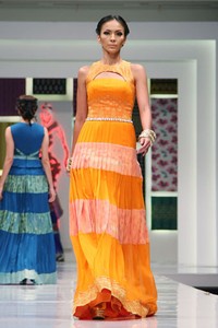 Jakarta, Indonesia - 15 Mei 2013. Didi Budiardjo Claire de Lune. Cita Tenun Indonesia. Jakarta Fashion & Food Festival 2013 at Grand Ballroom Harris Hotel. Kelapa Gading. Jakarta. [Foto: Mohammad Abduh/Wolipop]