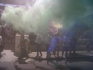 Lulus UN, Ratusan Siswa Yogya Coret-coret Seragam dan Pesta Kembang Api