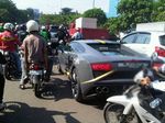 Lambo Terjebak Macet