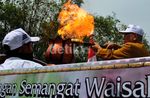 Pengambilan Api Abadi untuk Peringatan Waisak