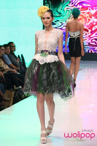 Jakarta, Indonesia - 16 Mei. Misan Kopaka Glamourus Mix. Jakarta Fashion & Food Festival 2013 at Grand Ballroom Harris Hotel. Kelapa Gading. 16 Mei 2013. Jakarta. [Foto: Mohammad Abduh/Wolipop]