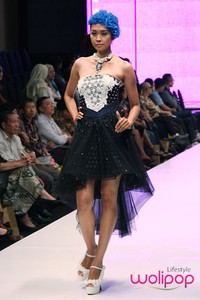 Jakarta, Indonesia - 16 Mei. Misan Kopaka Glamourus Mix. Jakarta Fashion & Food Festival 2013 at Grand Ballroom Harris Hotel. Kelapa Gading. 16 Mei 2013. Jakarta. [Foto: Mohammad Abduh/Wolipop]