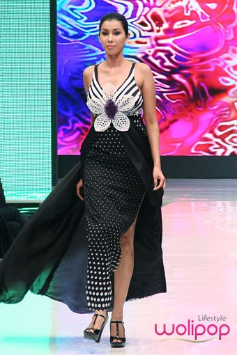 Jakarta, Indonesia - 16 Mei. Misan Kopaka Glamourus Mix. Jakarta Fashion & Food Festival 2013 at Grand Ballroom Harris Hotel. Kelapa Gading. 16 Mei 2013. Jakarta. [Foto: Mohammad Abduh/Wolipop]