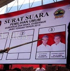Cawagub Don Murdono Juga Tak Ikut Nyoblos