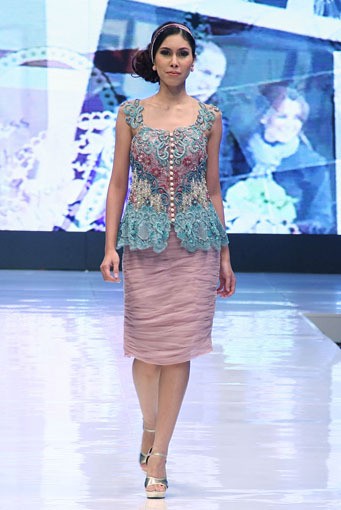 Jakarta, Indonesia - 16 Mei. Elok Regenapi Lets Talk about Princes. Jakarta Fashion & Food Festival 2013 at Grand Ballroom Harris Hotel. Kelapa Gading. 16 Mei 2013. Jakarta. [Foto: Mohammad Abduh/Wolipop]