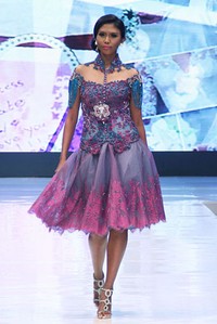 Jakarta, Indonesia - 16 Mei. Elok Regenapi Lets Talk about Princes. Jakarta Fashion & Food Festival 2013 at Grand Ballroom Harris Hotel. Kelapa Gading. 16 Mei 2013. Jakarta. [Foto: Mohammad Abduh/Wolipop]