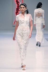 Jakarta, Indonesia - 16 Mei. Elok Regenapi Lets Talk about Princes. Jakarta Fashion & Food Festival 2013 at Grand Ballroom Harris Hotel. Kelapa Gading. 16 Mei 2013. Jakarta. [Foto: Mohammad Abduh/Wolipop]