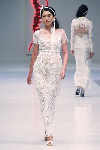 Jakarta, Indonesia - 16 Mei. Elok Regenapi Lets Talk about Princes. Jakarta Fashion & Food Festival 2013 at Grand Ballroom Harris Hotel. Kelapa Gading. 16 Mei 2013. Jakarta. [Foto: Mohammad Abduh/Wolipop]