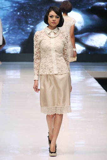 Jakarta, Indonesia - 16 Mei. M by Musa Universal[Poetri]. Jakarta Fashion & Food Festival 2013 at Grand Ballroom Harris Hotel. Kelapa Gading. 16 Mei 2013. Jakarta. [Foto: Mohammad Abduh/Wolipop]