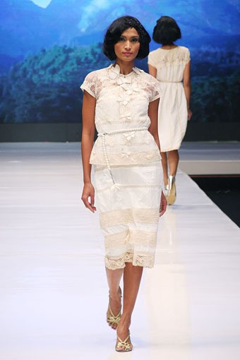 Jakarta, Indonesia - 16 Mei. M by Musa Universal[Poetri]. Jakarta Fashion & Food Festival 2013 at Grand Ballroom Harris Hotel. Kelapa Gading. 16 Mei 2013. Jakarta. [Foto: Mohammad Abduh/Wolipop]