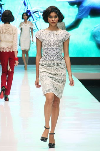 Jakarta, Indonesia - 16 Mei. M by Musa Universal[Poetri]. Jakarta Fashion & Food Festival 2013 at Grand Ballroom Harris Hotel. Kelapa Gading. 16 Mei 2013. Jakarta. [Foto: Mohammad Abduh/Wolipop]