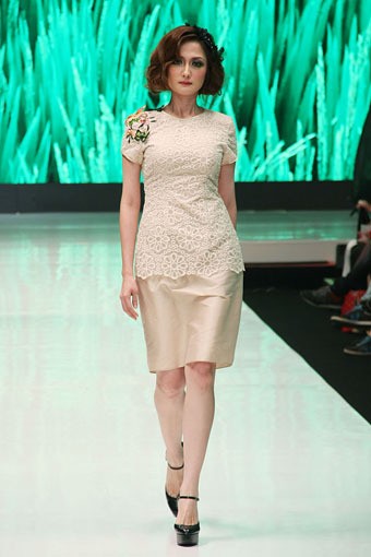 Jakarta, Indonesia - 16 Mei. M by Musa Universal[Poetri]. Jakarta Fashion & Food Festival 2013 at Grand Ballroom Harris Hotel. Kelapa Gading. 16 Mei 2013. Jakarta. [Foto: Mohammad Abduh/Wolipop]