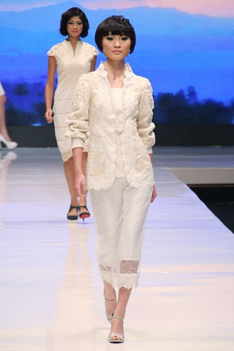 Jakarta, Indonesia - 16 Mei. M by Musa Universal[Poetri]. Jakarta Fashion & Food Festival 2013 at Grand Ballroom Harris Hotel. Kelapa Gading. 16 Mei 2013. Jakarta. [Foto: Mohammad Abduh/Wolipop]