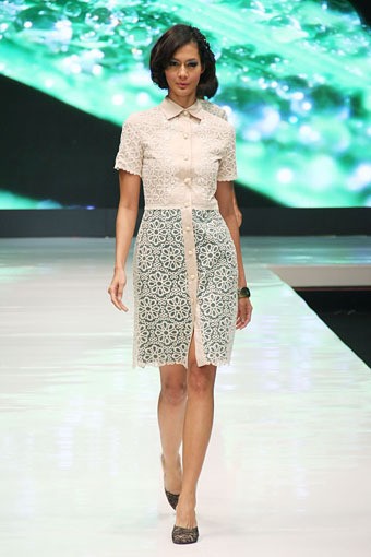 Jakarta, Indonesia - 16 Mei. M by Musa Universal[Poetri]. Jakarta Fashion & Food Festival 2013 at Grand Ballroom Harris Hotel. Kelapa Gading. 16 Mei 2013. Jakarta. [Foto: Mohammad Abduh/Wolipop]