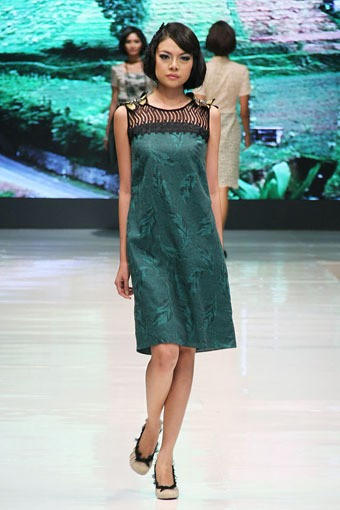 Jakarta, Indonesia - 16 Mei. M by Musa Universal[Poetri]. Jakarta Fashion & Food Festival 2013 at Grand Ballroom Harris Hotel. Kelapa Gading. 16 Mei 2013. Jakarta. [Foto: Mohammad Abduh/Wolipop]