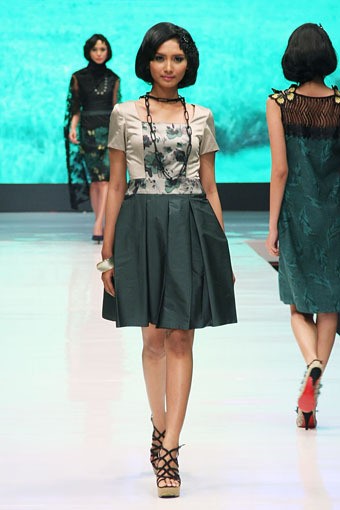 Jakarta, Indonesia - 16 Mei. M by Musa Universal[Poetri]. Jakarta Fashion & Food Festival 2013 at Grand Ballroom Harris Hotel. Kelapa Gading. 16 Mei 2013. Jakarta. [Foto: Mohammad Abduh/Wolipop]