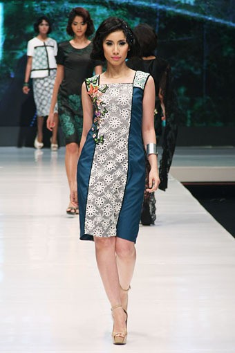 Jakarta, Indonesia - 16 Mei. M by Musa Universal[Poetri]. Jakarta Fashion & Food Festival 2013 at Grand Ballroom Harris Hotel. Kelapa Gading. 16 Mei 2013. Jakarta. [Foto: Mohammad Abduh/Wolipop]