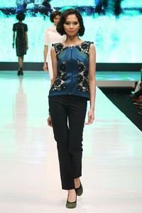 Jakarta, Indonesia - 16 Mei. M by Musa Universal[Poetri]. Jakarta Fashion & Food Festival 2013 at Grand Ballroom Harris Hotel. Kelapa Gading. 16 Mei 2013. Jakarta. [Foto: Mohammad Abduh/Wolipop]