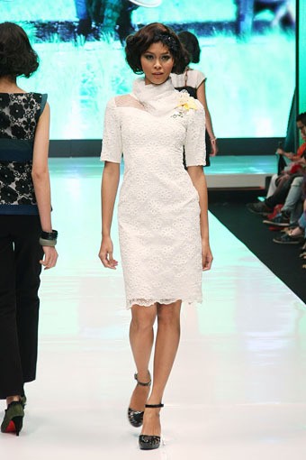 Jakarta, Indonesia - 16 Mei. M by Musa Universal[Poetri]. Jakarta Fashion & Food Festival 2013 at Grand Ballroom Harris Hotel. Kelapa Gading. 16 Mei 2013. Jakarta. [Foto: Mohammad Abduh/Wolipop]