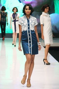 Jakarta, Indonesia - 16 Mei. M by Musa Universal[Poetri]. Jakarta Fashion & Food Festival 2013 at Grand Ballroom Harris Hotel. Kelapa Gading. 16 Mei 2013. Jakarta. [Foto: Mohammad Abduh/Wolipop]