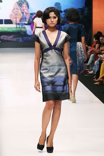 Jakarta, Indonesia - 16 Mei. M by Musa Universal[Poetri]. Jakarta Fashion & Food Festival 2013 at Grand Ballroom Harris Hotel. Kelapa Gading. 16 Mei 2013. Jakarta. [Foto: Mohammad Abduh/Wolipop]