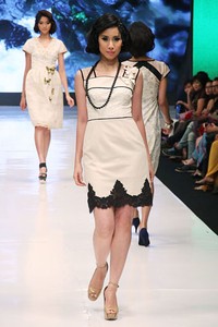 Jakarta, Indonesia - 16 Mei. M by Musa Universal[Poetri]. Jakarta Fashion & Food Festival 2013 at Grand Ballroom Harris Hotel. Kelapa Gading. 16 Mei 2013. Jakarta. [Foto: Mohammad Abduh/Wolipop]