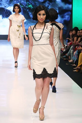 Jakarta, Indonesia - 16 Mei. M by Musa Universal[Poetri]. Jakarta Fashion & Food Festival 2013 at Grand Ballroom Harris Hotel. Kelapa Gading. 16 Mei 2013. Jakarta. [Foto: Mohammad Abduh/Wolipop]