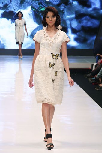 Jakarta, Indonesia - 16 Mei. M by Musa Universal[Poetri]. Jakarta Fashion & Food Festival 2013 at Grand Ballroom Harris Hotel. Kelapa Gading. 16 Mei 2013. Jakarta. [Foto: Mohammad Abduh/Wolipop]