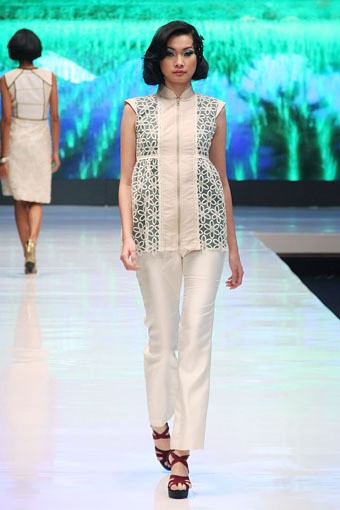 Jakarta, Indonesia - 16 Mei. M by Musa Universal[Poetri]. Jakarta Fashion & Food Festival 2013 at Grand Ballroom Harris Hotel. Kelapa Gading. 16 Mei 2013. Jakarta. [Foto: Mohammad Abduh/Wolipop]