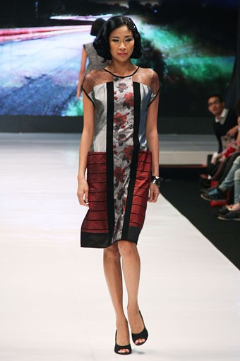 Jakarta, Indonesia - 16 Mei. M by Musa Universal[Poetri]. Jakarta Fashion & Food Festival 2013 at Grand Ballroom Harris Hotel. Kelapa Gading. 16 Mei 2013. Jakarta. [Foto: Mohammad Abduh/Wolipop]