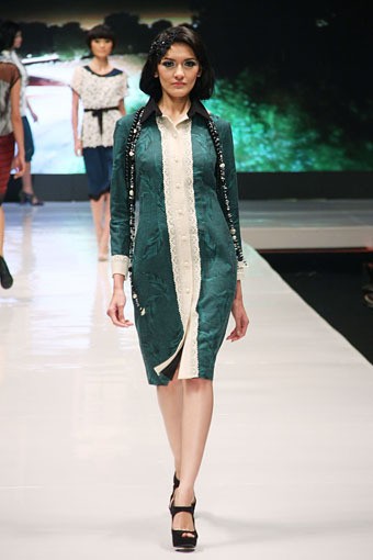 Jakarta, Indonesia - 16 Mei. M by Musa Universal[Poetri]. Jakarta Fashion & Food Festival 2013 at Grand Ballroom Harris Hotel. Kelapa Gading. 16 Mei 2013. Jakarta. [Foto: Mohammad Abduh/Wolipop]