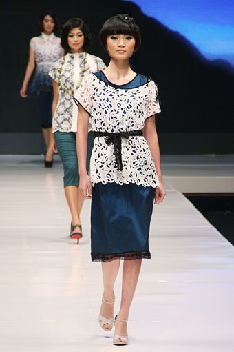 Jakarta, Indonesia - 16 Mei. M by Musa Universal[Poetri]. Jakarta Fashion & Food Festival 2013 at Grand Ballroom Harris Hotel. Kelapa Gading. 16 Mei 2013. Jakarta. [Foto: Mohammad Abduh/Wolipop]