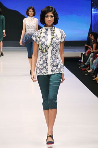 Jakarta, Indonesia - 16 Mei. M by Musa Universal[Poetri]. Jakarta Fashion & Food Festival 2013 at Grand Ballroom Harris Hotel. Kelapa Gading. 16 Mei 2013. Jakarta. [Foto: Mohammad Abduh/Wolipop]