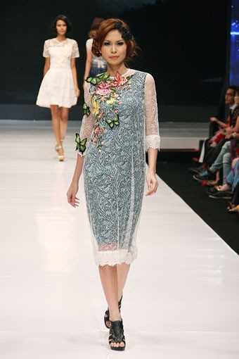 Jakarta, Indonesia - 16 Mei. M by Musa Universal[Poetri]. Jakarta Fashion & Food Festival 2013 at Grand Ballroom Harris Hotel. Kelapa Gading. 16 Mei 2013. Jakarta. [Foto: Mohammad Abduh/Wolipop]