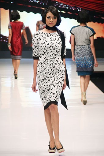 Jakarta, Indonesia - 16 Mei. M by Musa Universal[Poetri]. Jakarta Fashion & Food Festival 2013 at Grand Ballroom Harris Hotel. Kelapa Gading. 16 Mei 2013. Jakarta. [Foto: Mohammad Abduh/Wolipop]