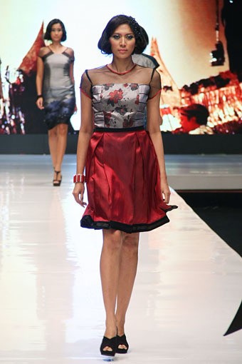 Jakarta, Indonesia - 16 Mei. M by Musa Universal[Poetri]. Jakarta Fashion & Food Festival 2013 at Grand Ballroom Harris Hotel. Kelapa Gading. 16 Mei 2013. Jakarta. [Foto: Mohammad Abduh/Wolipop]